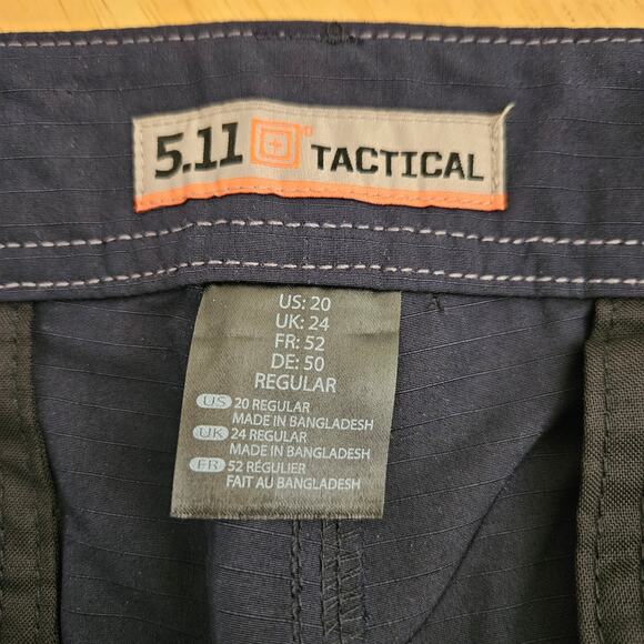 5.11 Tactical Fast-Tac Urban Women Pants Navy Blue Ripstop 20 Reg NWT - Picture 4 of 9